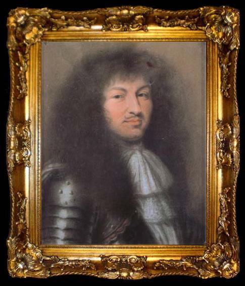 framed  Nanteuil, Robert Portrait of Louis XIV,King of France (mk17), ta009-2